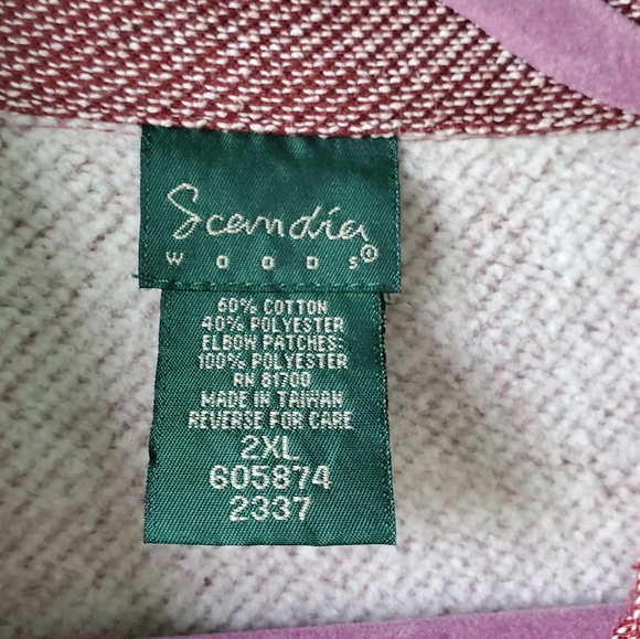 Scandia Woods Full Zip Knit Lightweight Fleece Jacket Size XXL - Picture 4 of 7